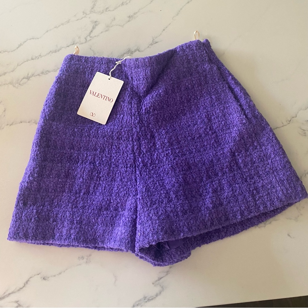 NWT Valentino Tweed Mini Short